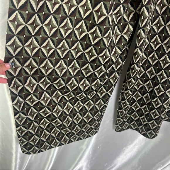 Nina Parker Geometric Camo Wide Leg Pull-On Pants 1X | Streetwear Statement - Picture 5 of 8